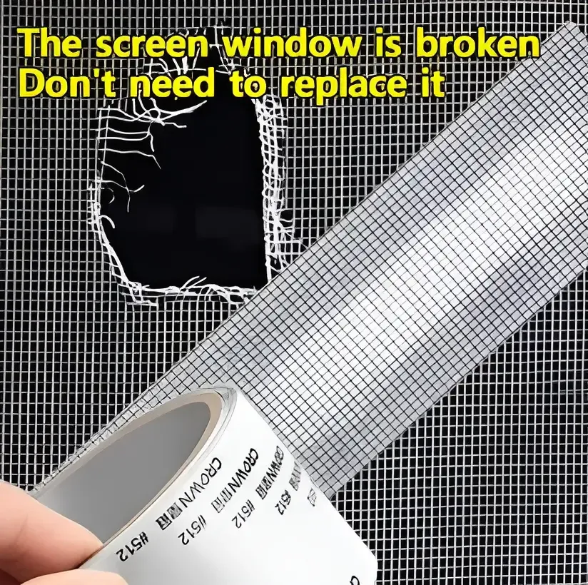 Waterproof Self Adhesive Window Screen Repair Tape Anti Insect Mesh Patch Strong Adhesive 2M Length - Image 3