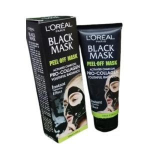 L'Oreal Paris Deep Cleansing Peel-Off Blackhead Remover Face Mask with Collagen Â– Pore-Minimizing, Purifying Formula for Smooth, Radiant Skin Â– 100ml Tube for All Skin Types