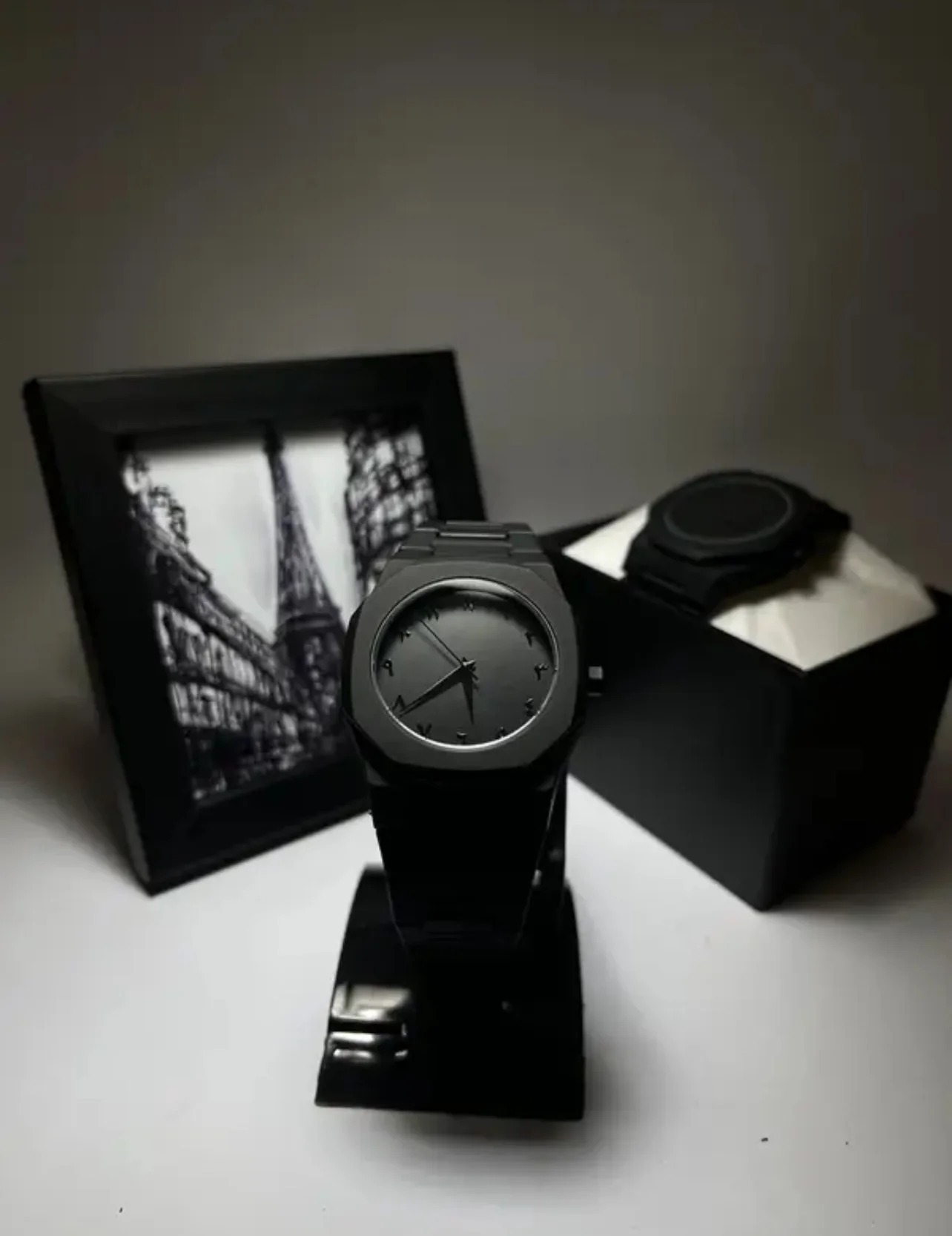 Full BLACK AURA Quartz Watch Lightweight Design, , Premium Quality & Finish - Best Quality Analog Watch For Boys - Watch For Men | Full Black Color Watch - Image 5
