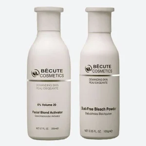 Becute Skin Polish Set Â– Bleach Powder & Facial Blonde Activator for Radiant and Even Skin Tone
