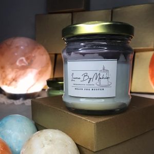Brain Fog Buster Smell the Espresso, No More Depresso!  Handcrafted Soy Wax Coffee Scented Candle - 100gm