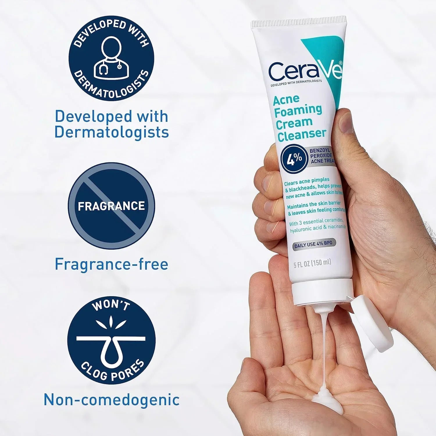 CeraVe 4-in-1 Skincare Bundle: Night Cream, Sunblock, Cleanser & Serum for Radiant Skin - Image 3