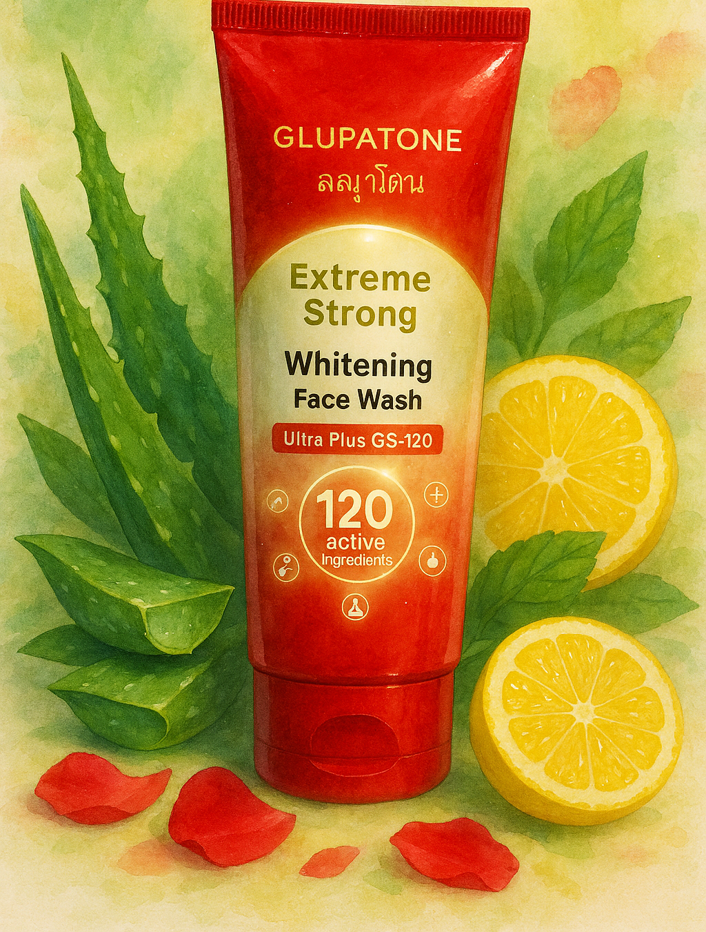 Glupatone Face Wash  Brightening & Cleansing Liquid Face Wash, 100ml - Image 3