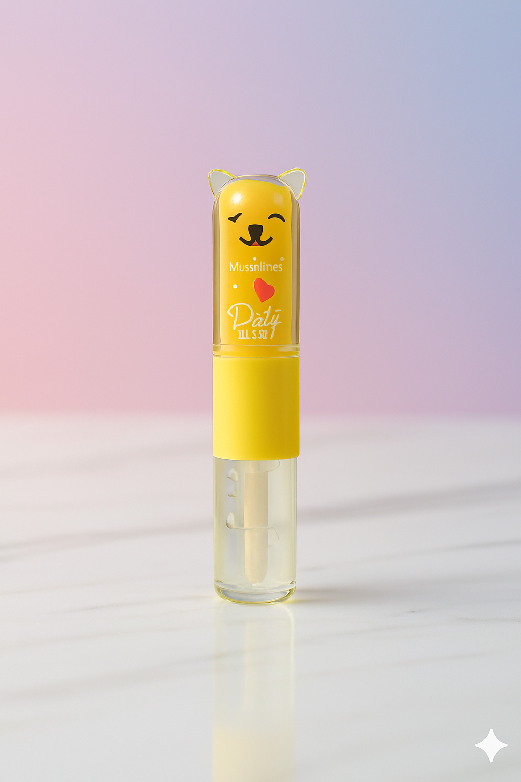 2 in 1 Cute Lip Balm + Lip Oil Moisturizing, Glossy & Nourishing Lip Care | Available in Yellow, Red, Pink, Dark Pink, Purple & Sky Blue - Image 5
