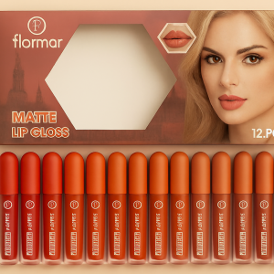 Nude Shades High Pigmented Lipgloss  Set of 6 & 12 Creamy Long-Lasting Glosses | Moisturizing, Smooth Finish & Everyday Wear