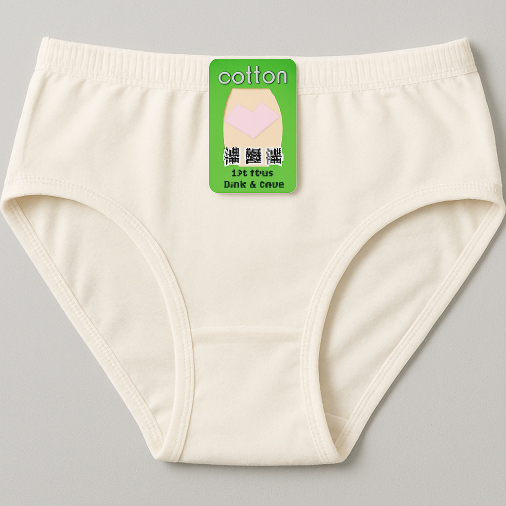 Jersey Plain Panties for Women Soft, Comfortable & Lightweight Everyday Underwear, Available in Sizes S, M, L (Beige) - Image 3