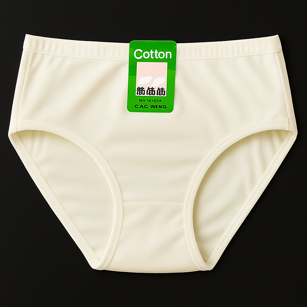 Jersey Plain Panties for Women Soft, Comfortable & Lightweight Everyday Underwear, Available in Sizes S, M, L (Beige)