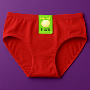 Jersey Plain Panty for Women  Soft & Comfortable Everyday Underwear, Lightweight and Breathable Lingerie in Red (1 Piece)