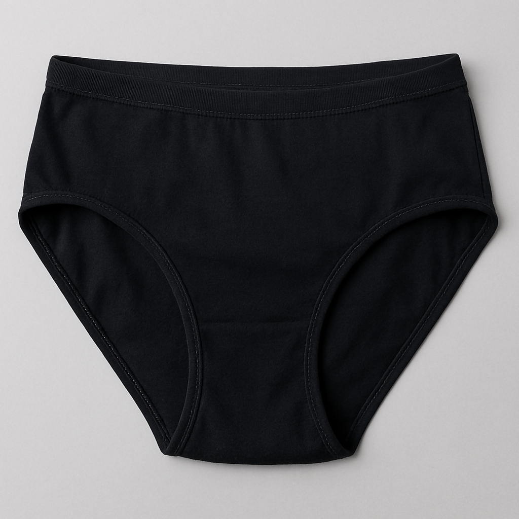 Malai Soft Fabric Underwear for Women High Quality, Comfortable & Lightweight Everyday Panty in Black, Sizes S, M, L - Image 3