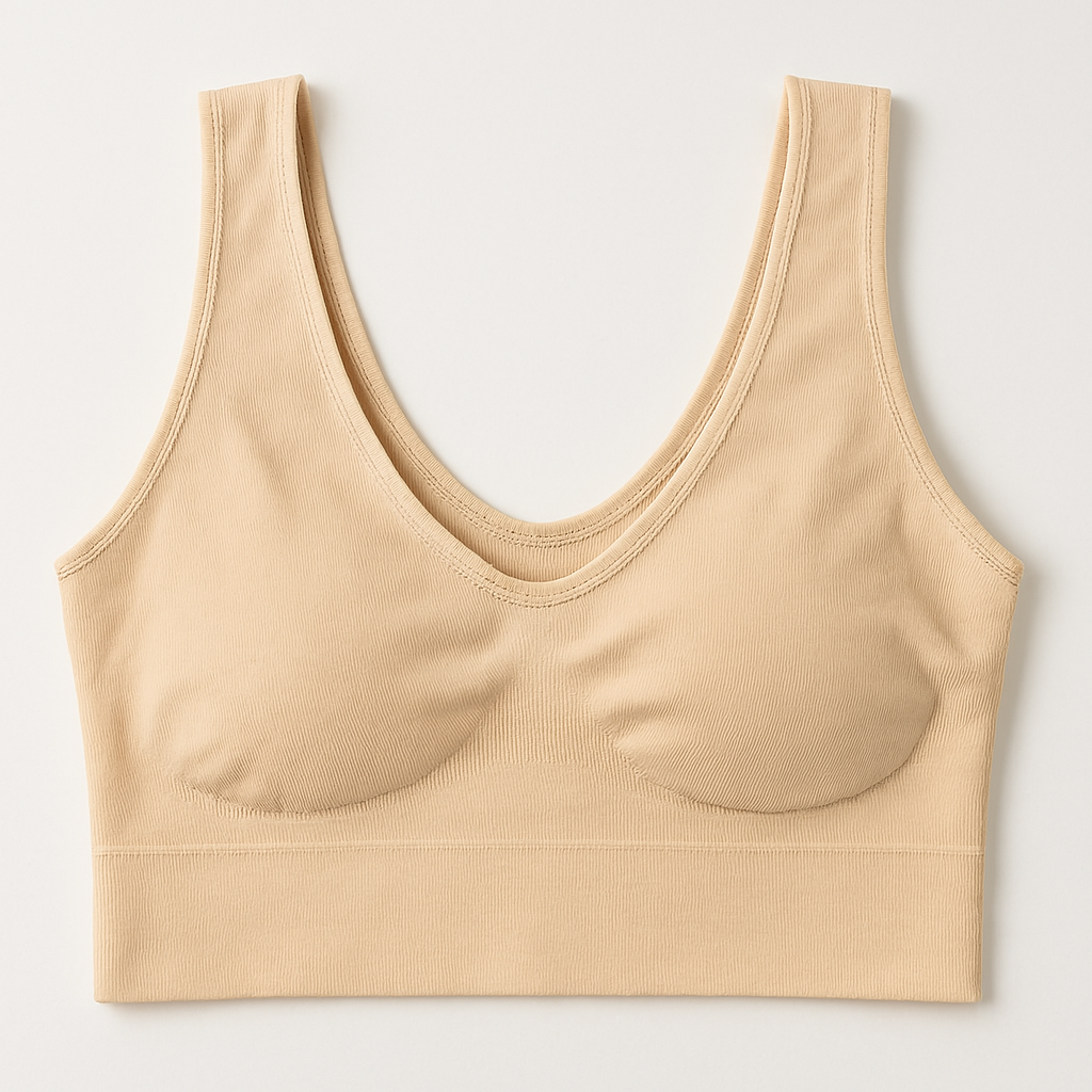 Ladies Air Bra Soft Jersey Fabric, Plain Non-Padded Design, Comfortable & Lightweight Everyday Wear Lingerie in Skin Color ( Stretchable Size ) - Image 4