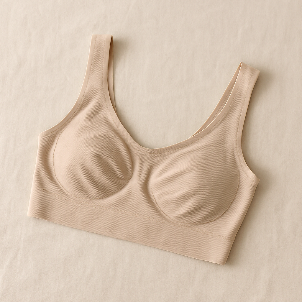 Ladies Air Bra Soft Jersey Fabric, Plain Non-Padded Design, Comfortable & Lightweight Everyday Wear Lingerie in Skin Color ( Stretchable Size ) - Image 3