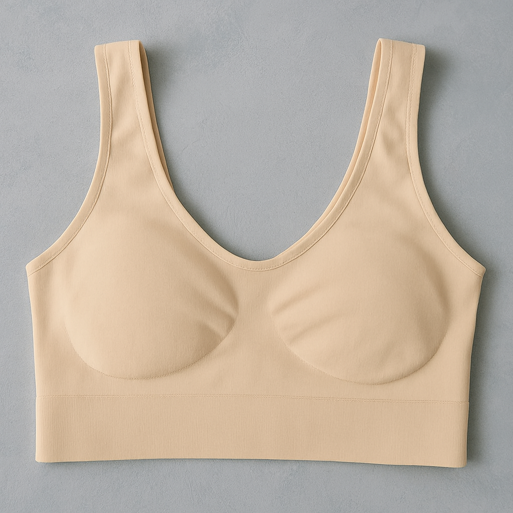 Ladies Air Bra Soft Jersey Fabric, Plain Non-Padded Design, Comfortable & Lightweight Everyday Wear Lingerie in Skin Color ( Stretchable Size ) - Image 2