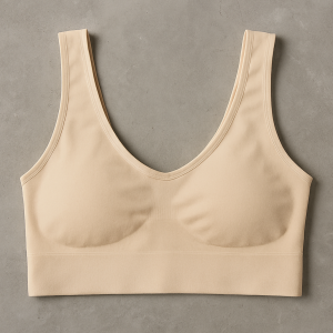 Ladies Air Bra Soft Jersey Fabric, Plain Non-Padded Design, Comfortable & Lightweight Everyday Wear Lingerie in Skin Color ( Stretchable Size )