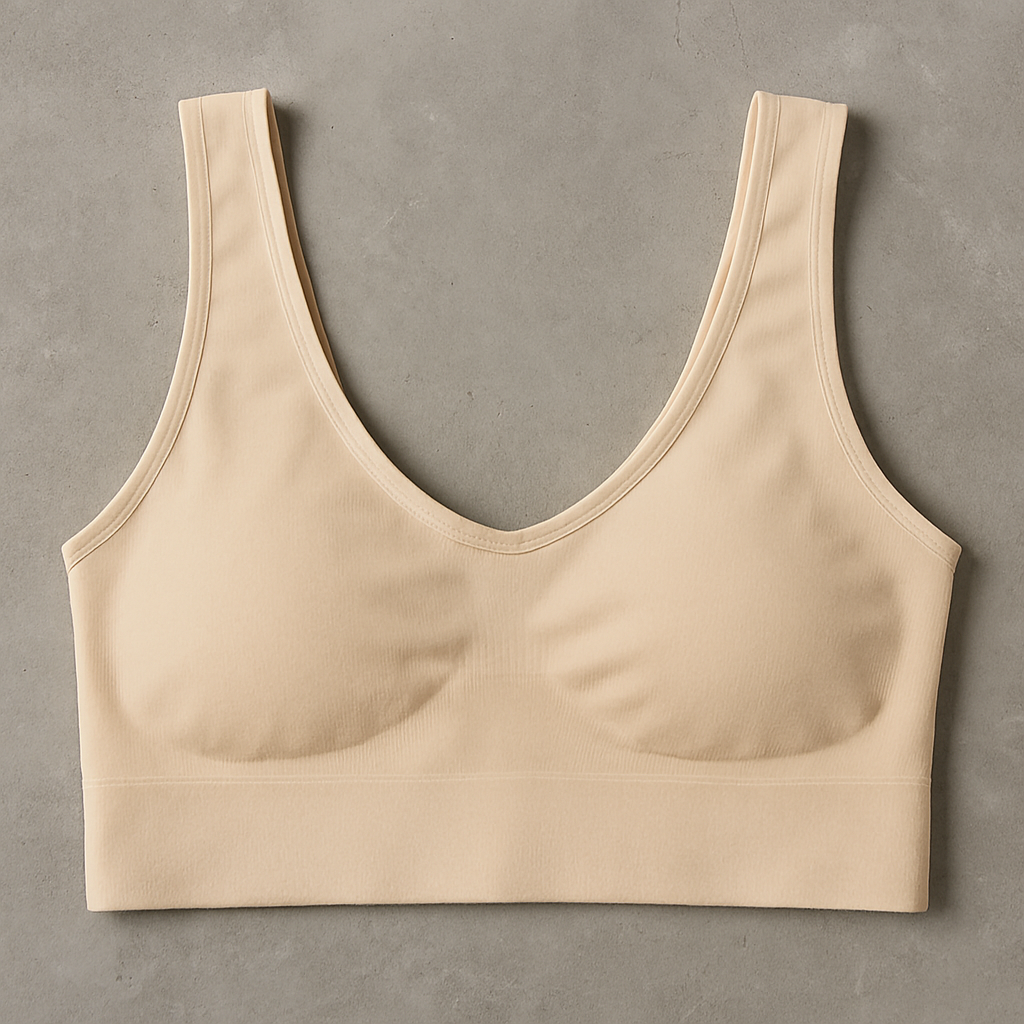 Ladies Air Bra Soft Jersey Fabric, Plain Non-Padded Design, Comfortable & Lightweight Everyday Wear Lingerie in Skin Color ( Stretchable Size )