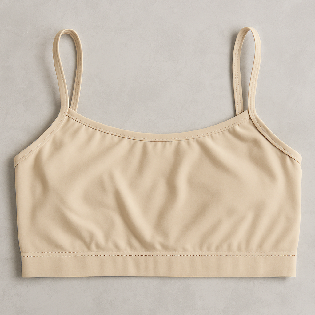 Teenagers Malai Non-Padded Bra Soft, Lightweight & Comfortable Everyday Wear Lingerie, Plain Design in Beige, Sizes 28, 30, 32 - Image 3