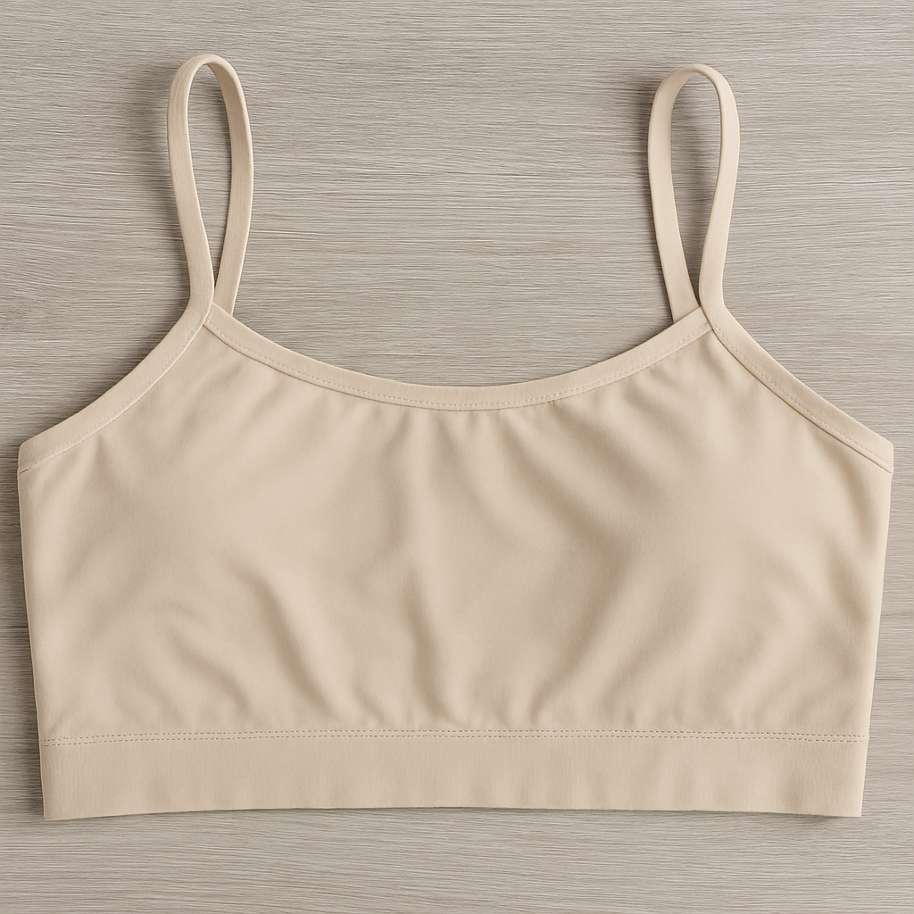Teenagers Malai Non-Padded Bra Soft, Lightweight & Comfortable Everyday Wear Lingerie, Plain Design in Beige, Sizes 28, 30, 32 - Image 2