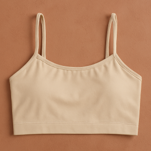 Teenagers Malai Non-Padded Bra Soft, Lightweight & Comfortable Everyday Wear Lingerie, Plain Design in Beige, Sizes 28, 30, 32