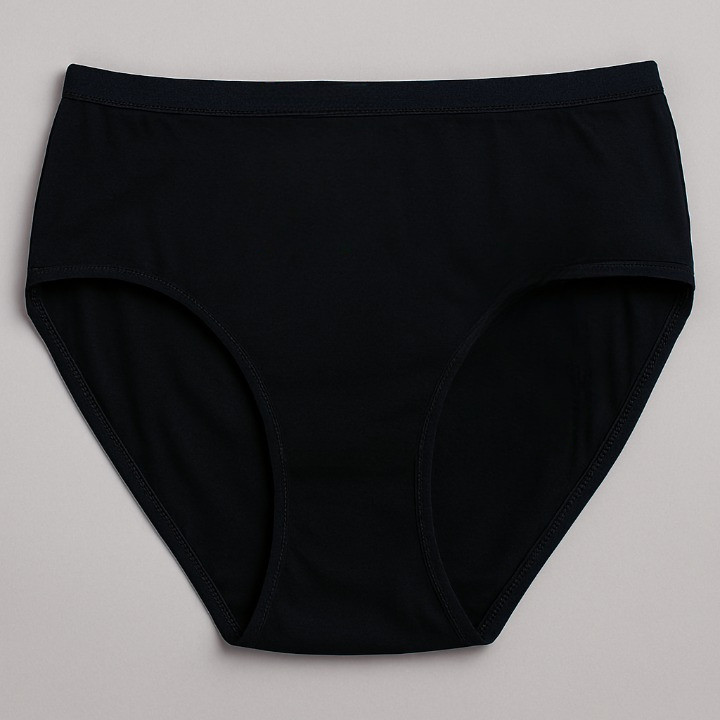 Jersey Plain Panty for Women High Quality Soft & Lightweight Fabric, Black (S, M, L) - Image 3