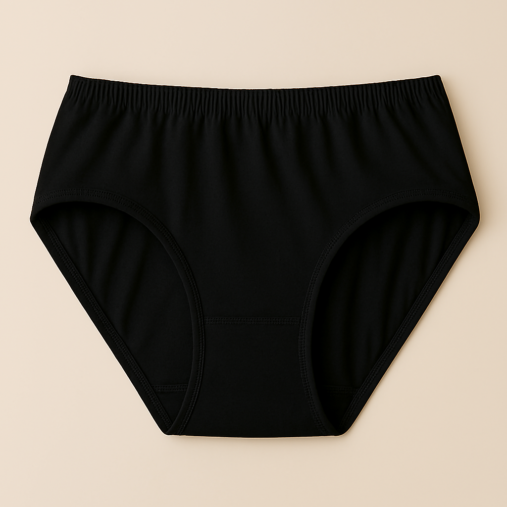 High Quality Pure Cotton Soft Fabric Panty Comfortable Everyday Wear (Black, S/M/L) - Image 3