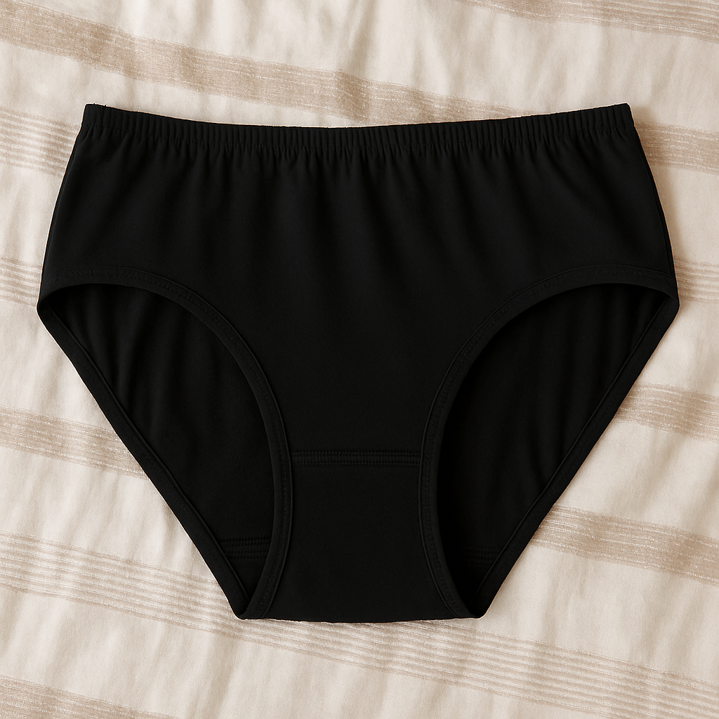 High Quality Pure Cotton Soft Fabric Panty Comfortable Everyday Wear (Black, S/M/L) - Image 2