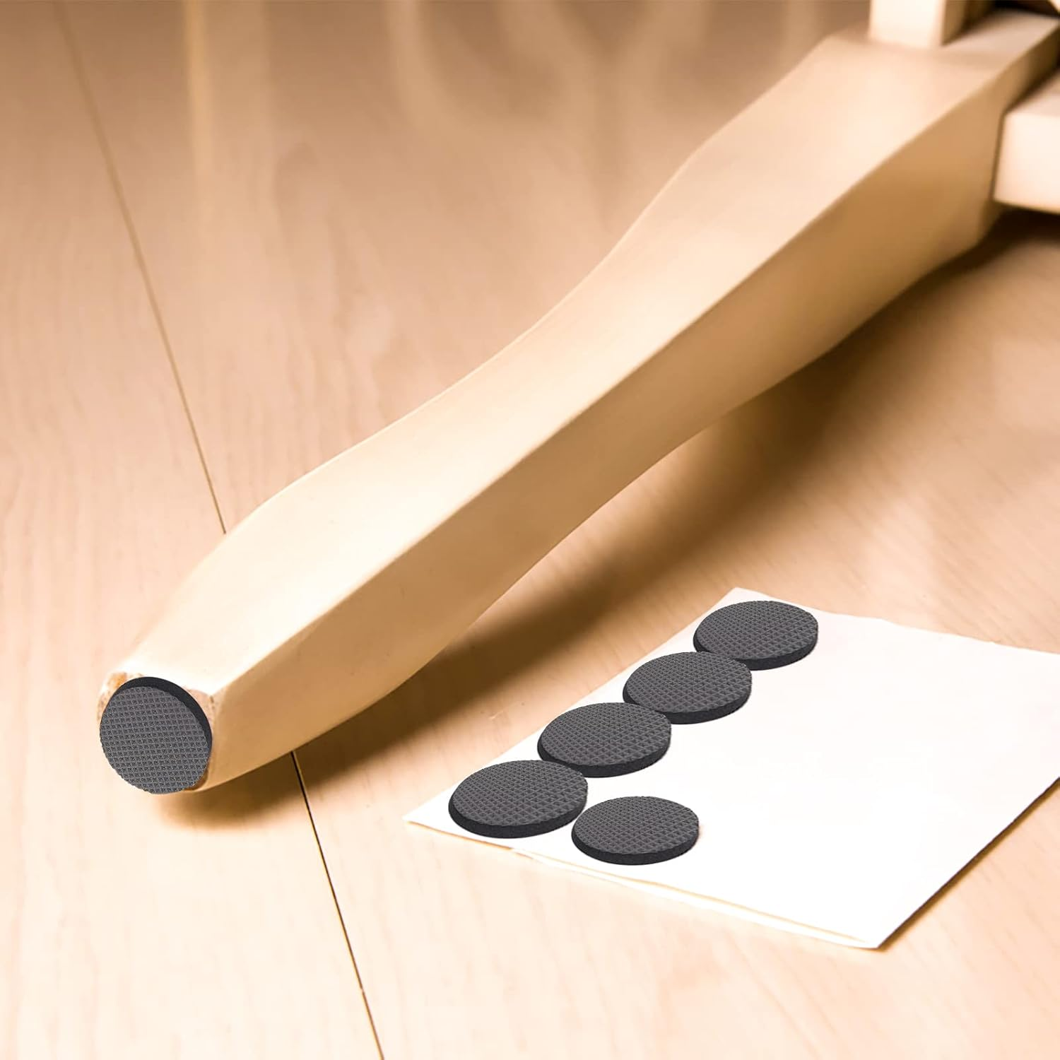 Pack of 2/ 18 /8 Self-Adhesive Furniture Pads Rubber Floor Protector Non-Slip Furniture Pads, Sofa, Bed, Table, Cabinet, Dining Chairs Balance Pad - Image 3