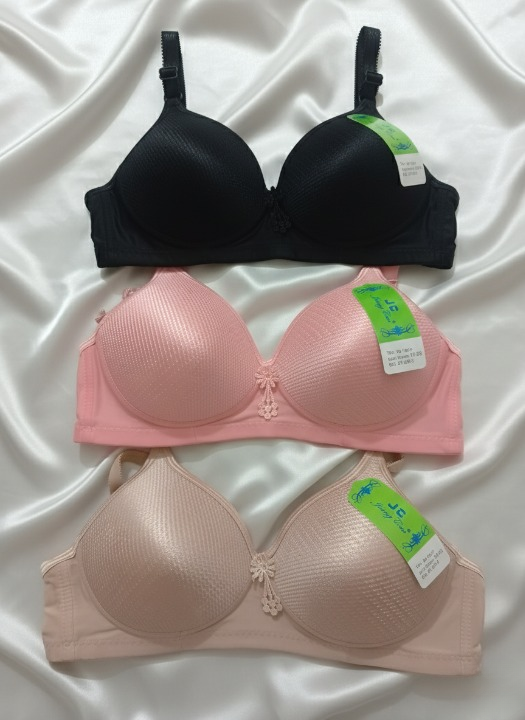 Jersey Sequins Padded Bra Stylish, Comfortable & Lightweight Everyday Wear - Image 4