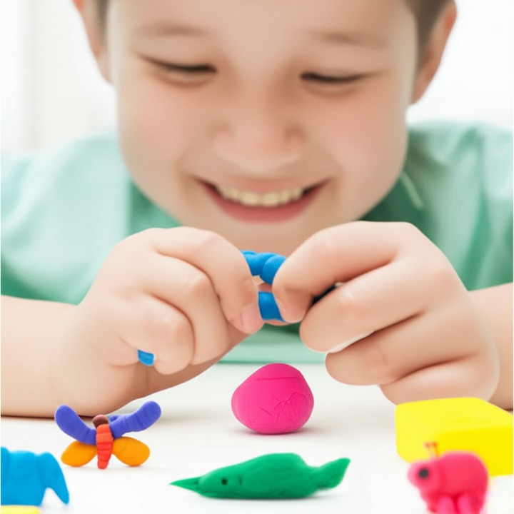 Modeling Clay Set for Kids and Adults 12 Vibrant Colors Soft, Non-Sticky, Non-Drying Clay for Creative Arts, Crafts, Sculpting, and Educational Play Safe and Easy to Use (Random Color) - Image 2