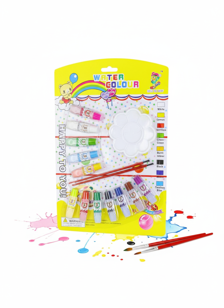 Water Color Painting Set with Brushes and Palette Vibrant Watercolor Paints, High-Quality Brushes, and Mixing Palette for Artists, Students, and Hobbyists - Image 4
