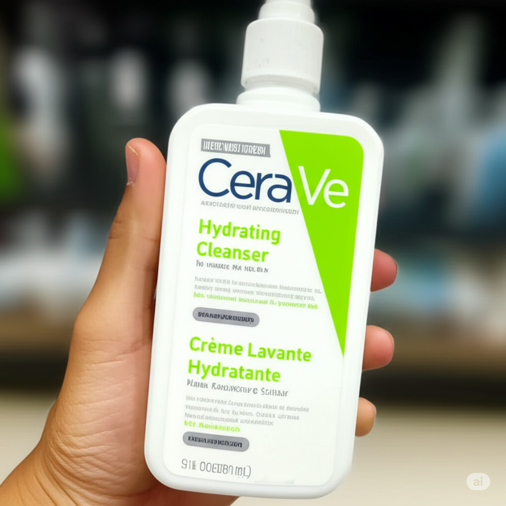 CeraVe Renewing SA Cleanser And Hydrating Cleanser with Salicylic Acid & Ceramides  (237ml) - Image 4