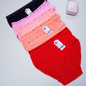 Pack of 3 Womens Underwear Comfortable Lycra Banyan Fabric Panties for Everyday Wear, Available in Sizes S, M, and L Soft, Stretchable, and Breathable Innerwear (Random Color)