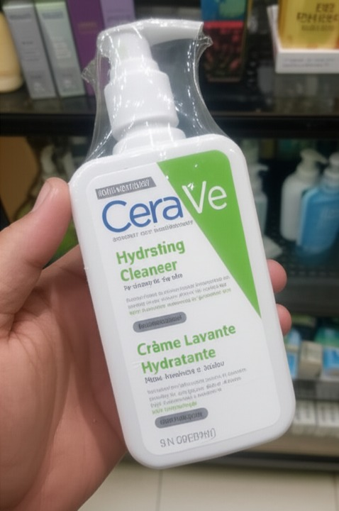 CeraVe Renewing SA Cleanser And Hydrating Cleanser with Salicylic Acid & Ceramides  (237ml) - Image 3
