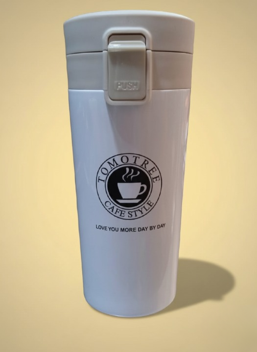Hot & Cold Stainless Steel Vacuum Flask 380ml | Double Wall Insulated Water Bottle | Leakproof Coffee & Tea Thermos Travel Mug (Random Color) - Image 5