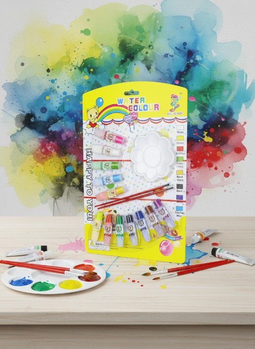 Water Color Painting Set with Brushes and Palette Vibrant Watercolor Paints, High-Quality Brushes, and Mixing Palette for Artists, Students, and Hobbyists - Image 5