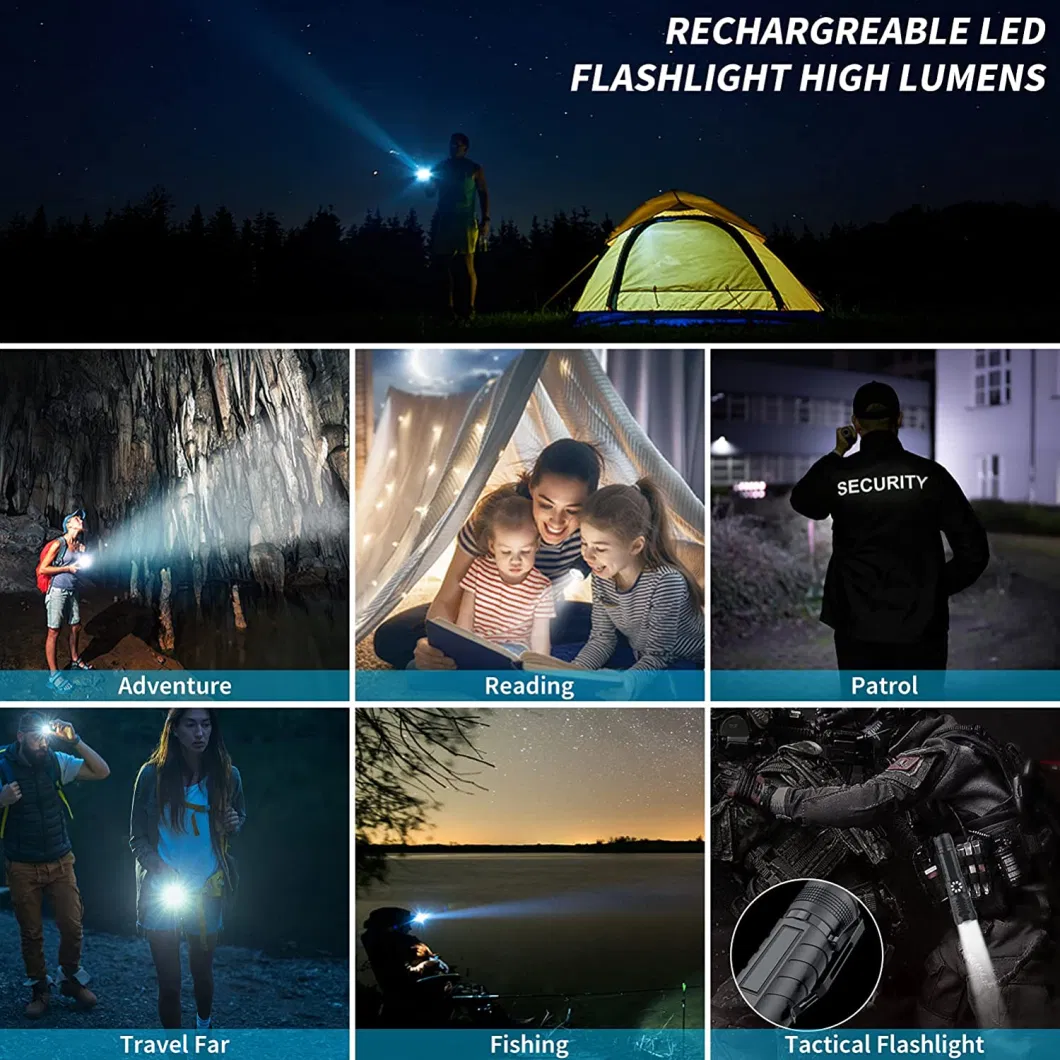 Rechargeable Flashlight | Usb charging headlamp | Waterproof Torch light TD-20 - Image 3