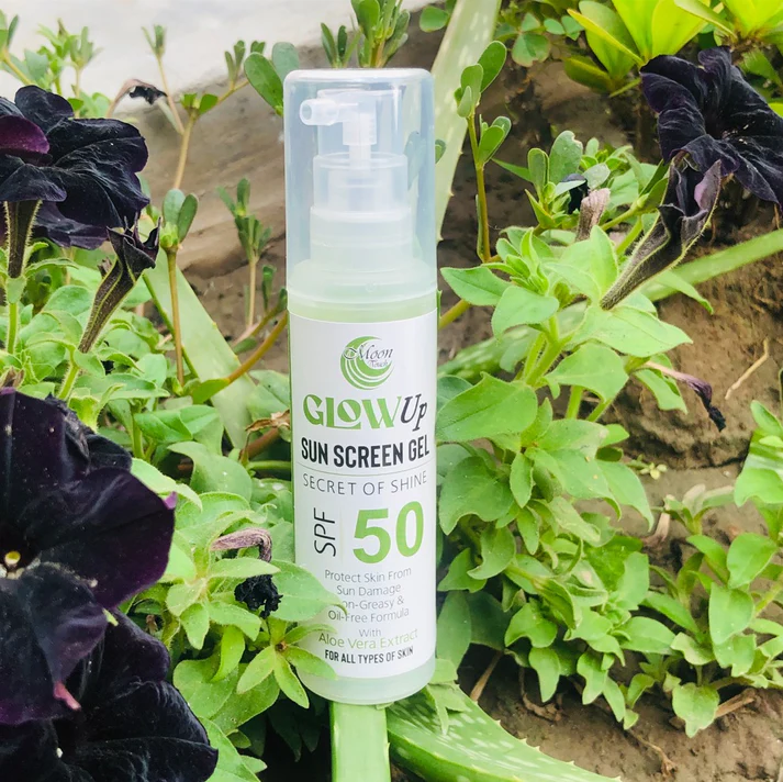 GLOWUP SUN SCREEN GEL SECRET OF SHINE 50 spf (50ml) - Image 3