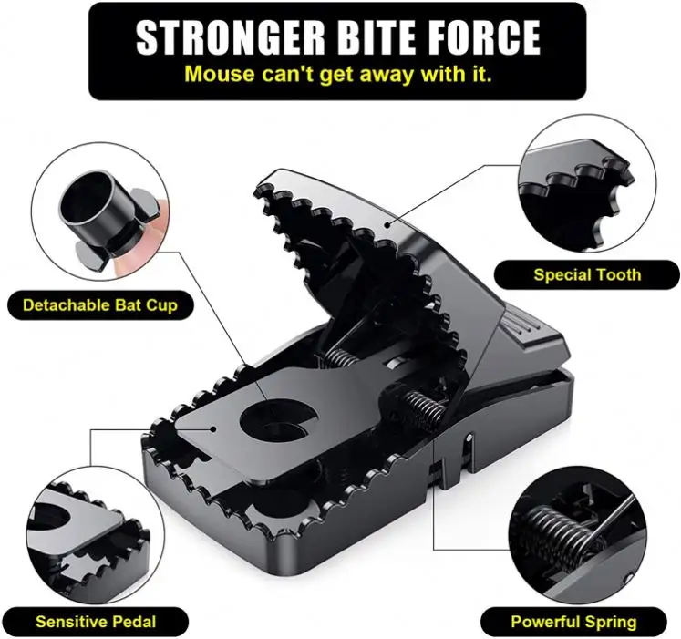 Heavy Duty Plastic Mouse Trap | Reusable Mouse Catcher - Image 3