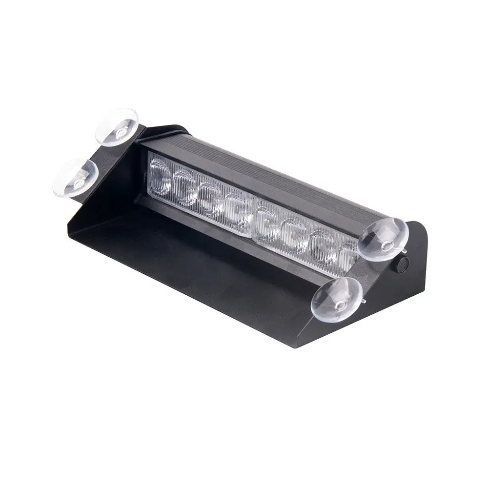Car LED Red Blue Windshield Dash Emergency Police Strobe Lights - Image 3