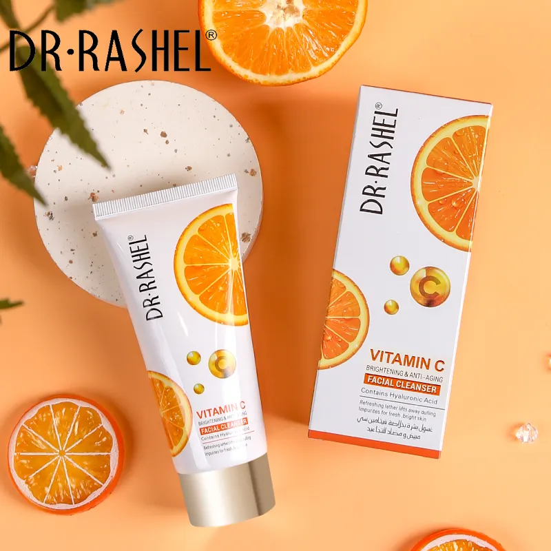 DR.RASHEL Brightening Anti Aging Deep Cleansing Vitamin C Facial Cleanser - 80ml - Image 3