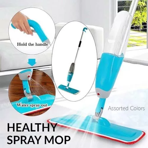 Healthy spray cleaning Mop | Water Spray Floor Mop | Magic Mop Cleaner | Spray Mop Floor Cleaner | Spray Mop Refil Bottle | Spray Mop and Vaccum | Easy To Use - Image 3