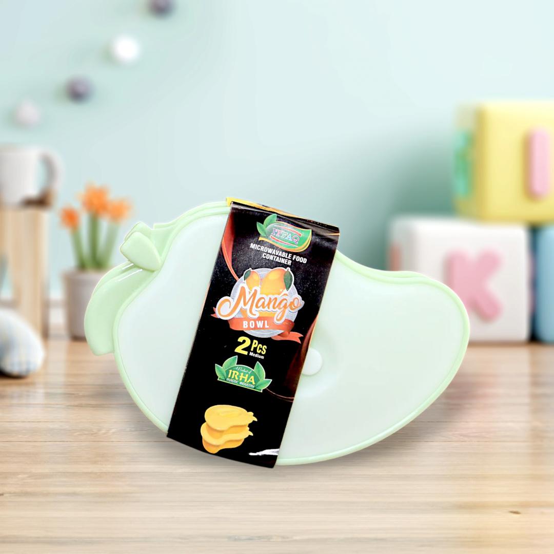 Microwave Safe Green Bento Lunch Boxes Set of 2 – Durable Plastic Food Storage Containers