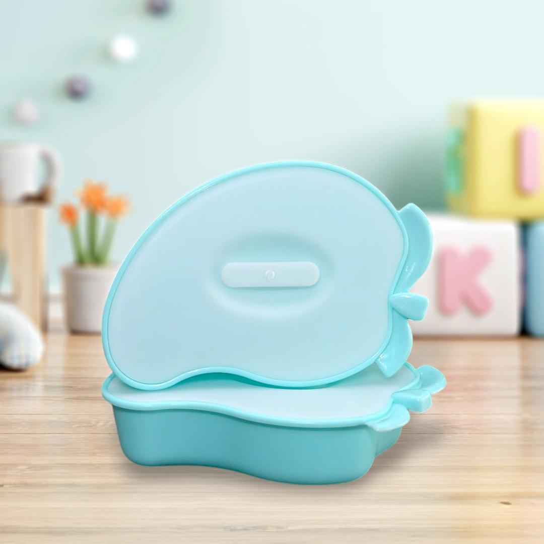 Microwave Safe Green Bento Lunch Boxes Set of 2 – Durable Plastic Food Storage Containers - Image 2