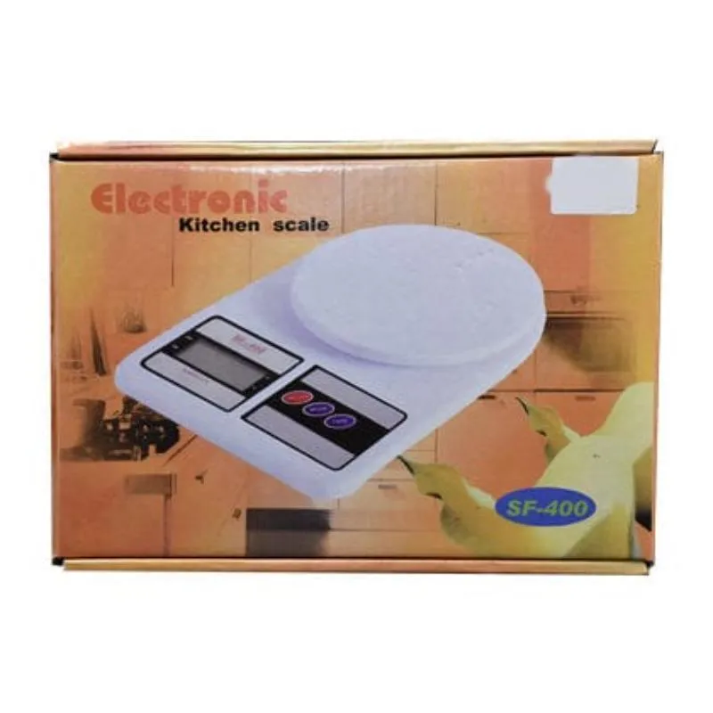Digital Kitchen Scale 1000g | Precision Food Weight Measuring Scale for Cooking & Baking | White ABS Plastic Kitchen Weighing Scale Pakistan - Image 2