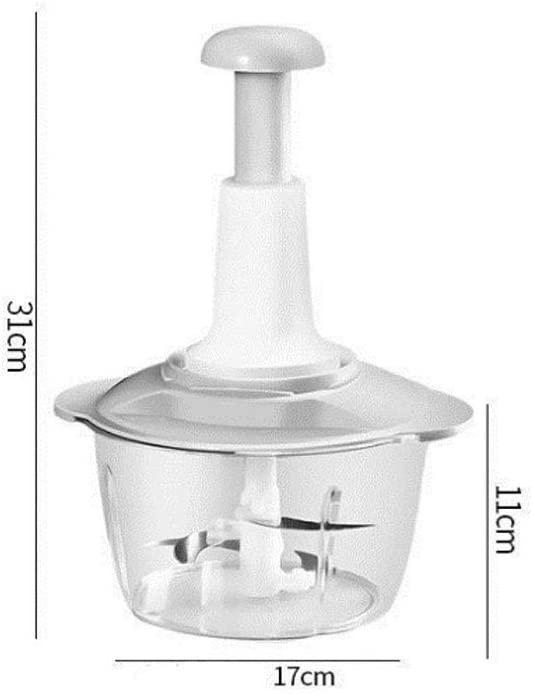 Multifunctional Manual Meat Grinder & Food Chopper – Hand Press Vegetable, Meat, Fruit & Garlic Mincer for Kitchen - Image 4