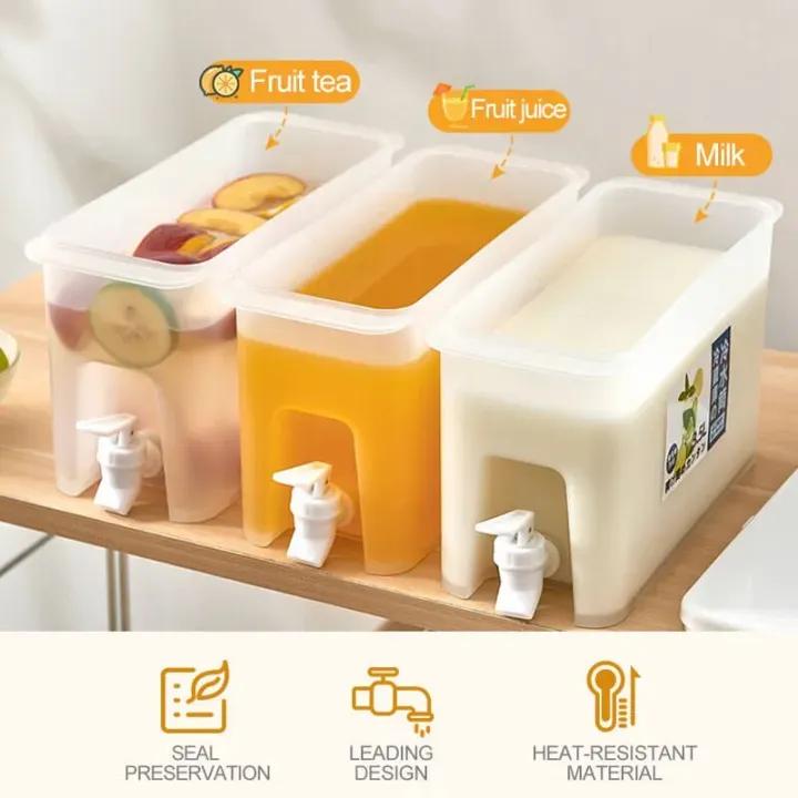 Fridge Water Dispenser Kettle 2500ml BPA-Free Cold Drink Container with Tap - Image 5