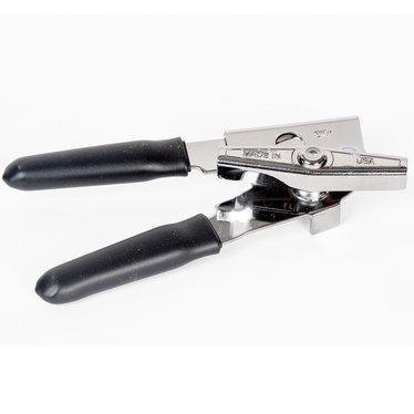 Premium Stainless Steel Can Opener with Ergonomic Black Handles | Heavy Duty Manual Tin Can Opener for Kitchen - Image 2