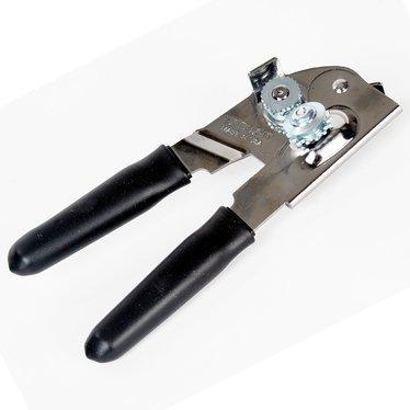 Premium Stainless Steel Can Opener with Ergonomic Black Handles | Heavy Duty Manual Tin Can Opener for Kitchen - Image 3