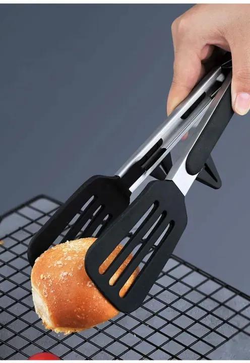 Premium Stainless Steel Kitchen Tongs with Heat-Resistant Silicone Grip | Non-Slip BBQ, Frying & Serving Tongs - Image 2