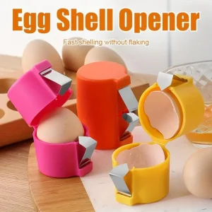 Portable Egg Shell Opener & Cracker – Easy Egg Opening Tool for Kitchen