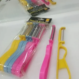 Premium Stainless Steel Vegetable Peeler | Ergonomic Multicolor Kitchen Peeling Tool for Fruits & Vegetables