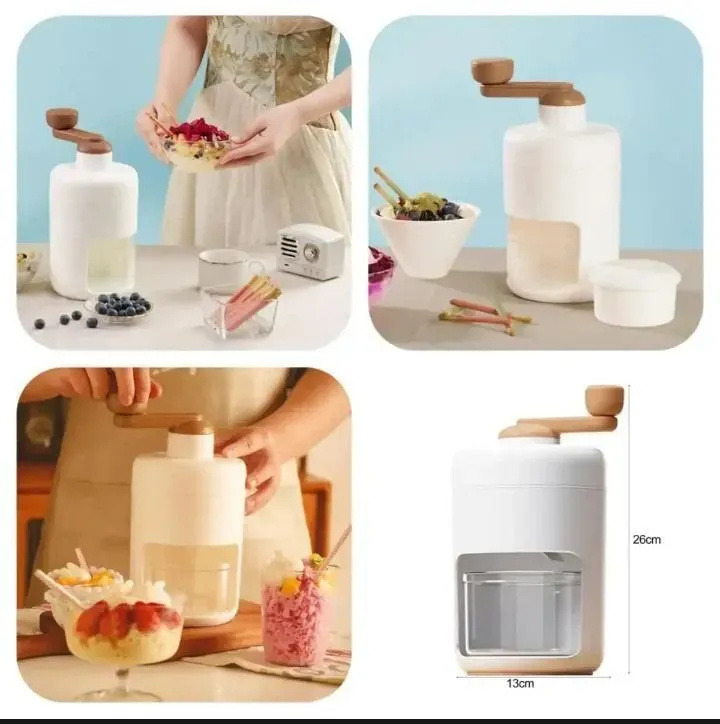 Manual Ice Crusher Machine – Hand Operated Ice Shaver for Home & Outdoor Use - Image 4